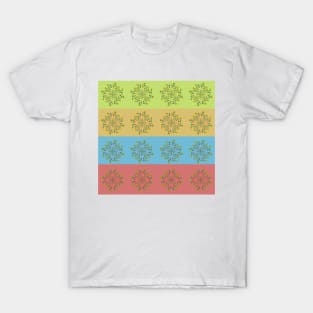 Colorful floral pattern T-Shirt